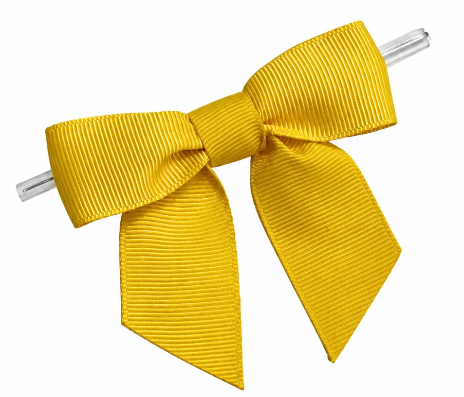 Daffodil Pre-Tied Bow w/Wire