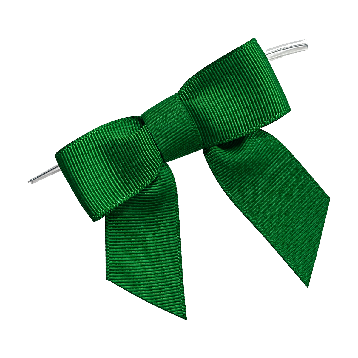 Classical Green Pre-Tied Bow w/Wire