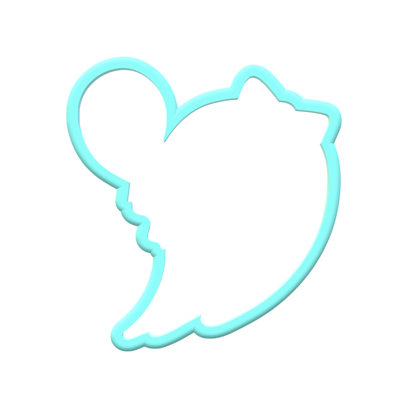 Halloween Ghost Balloon Cookie Cutters