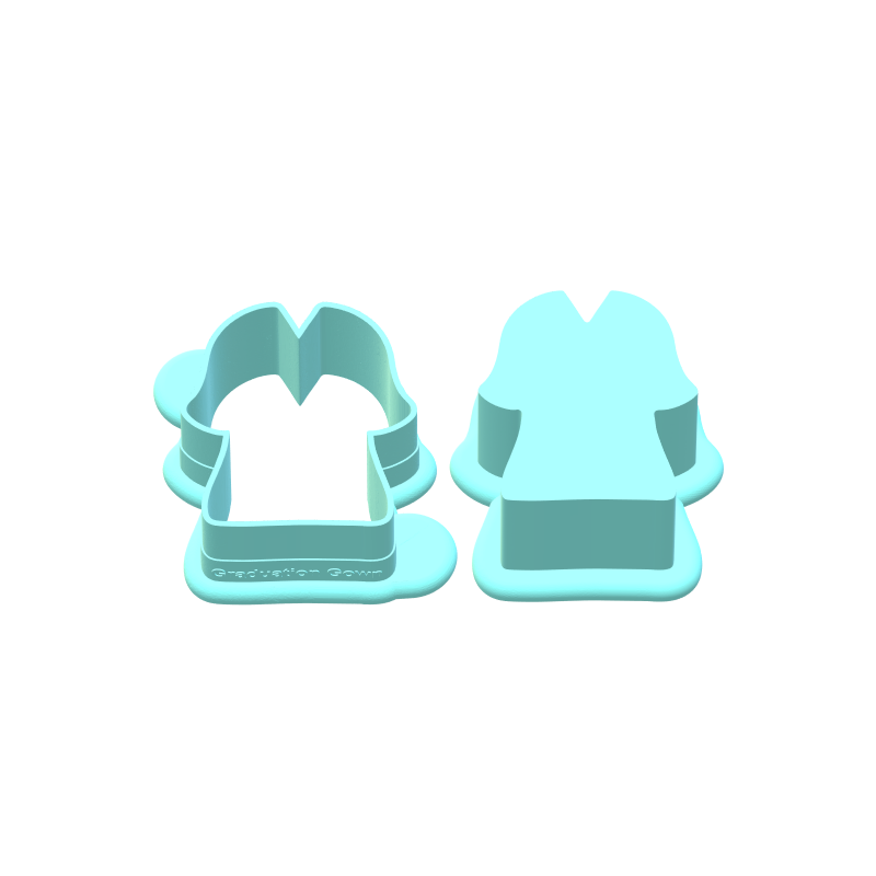 Graduation Gown Cake Pop Mold | Deluxe Cutter, Popper, and Tray Option
