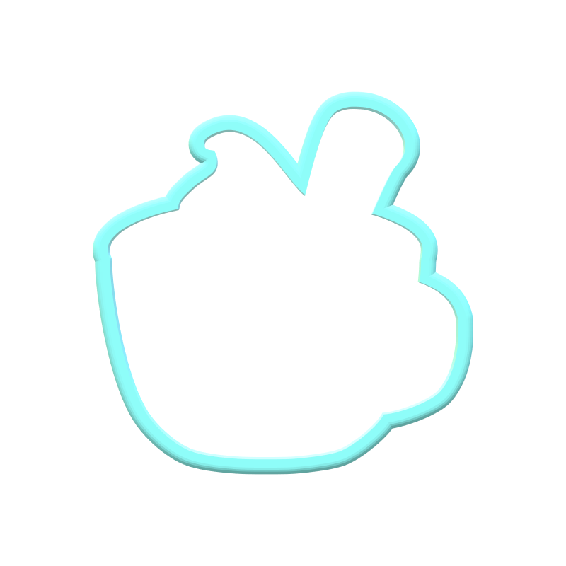Fall Coffee Cup Cookie Cutter | STL File