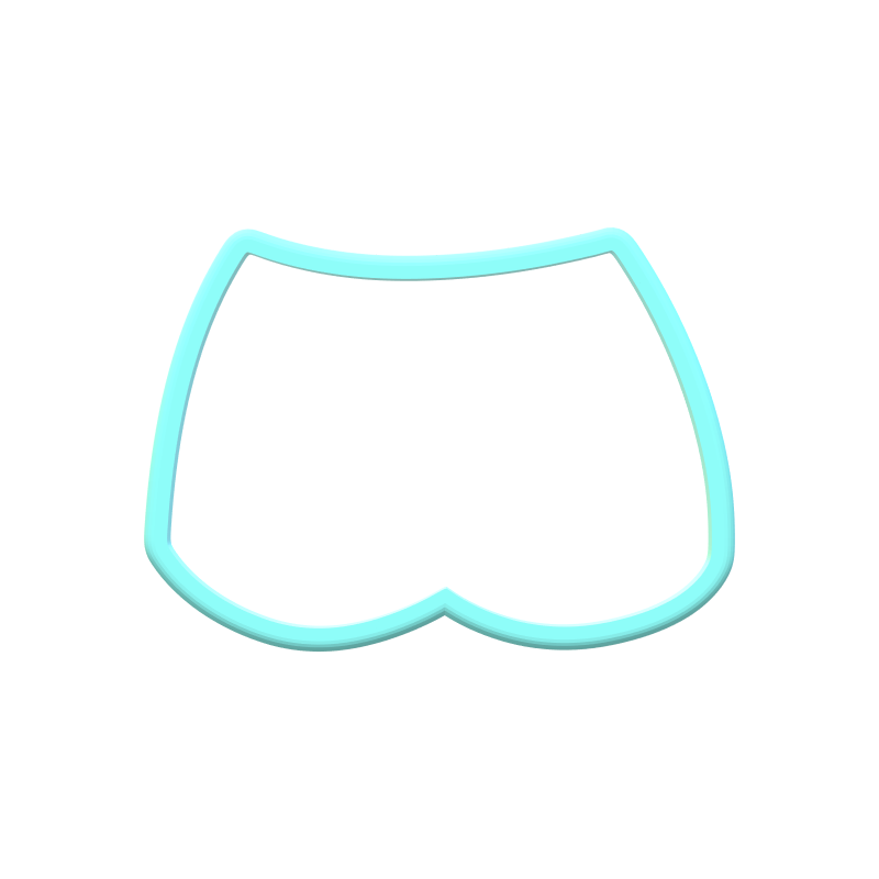 Jean Shorts Cookie Cutters