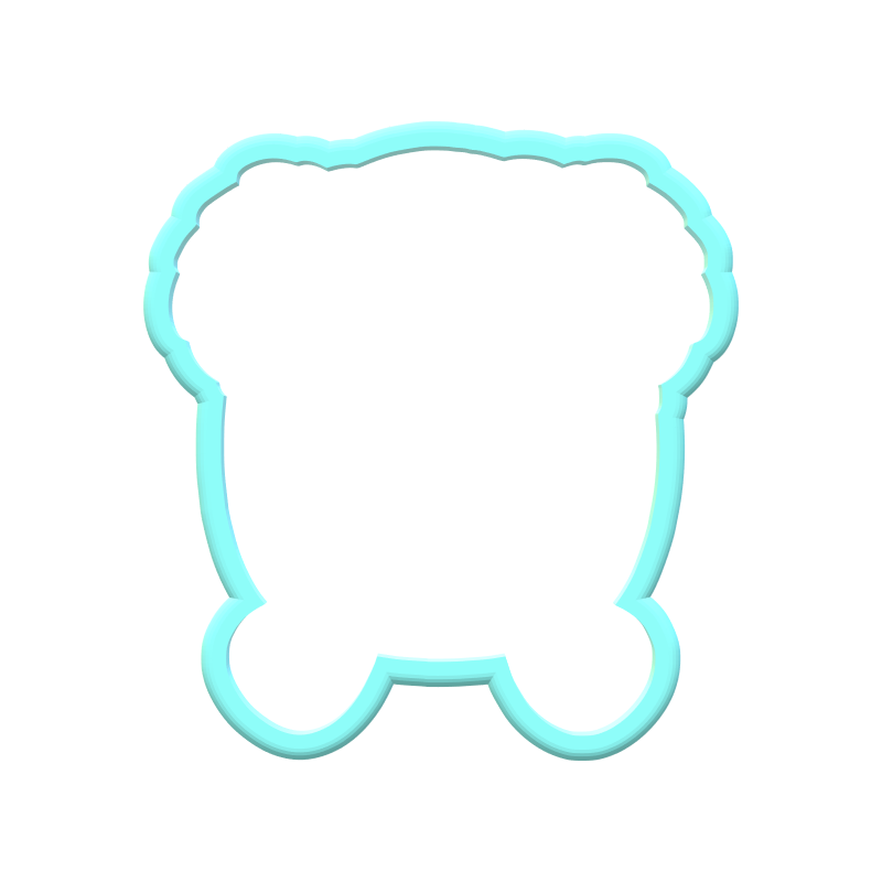 Bigfoot Cookie Cutter | STL File