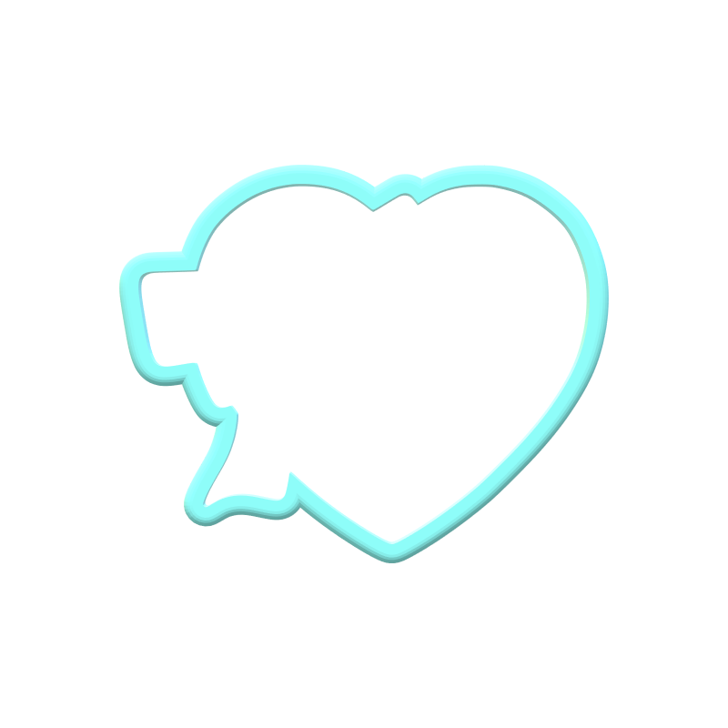 Heart Box of Chocolates Cookie Cutters | With Imprint Cutter Option