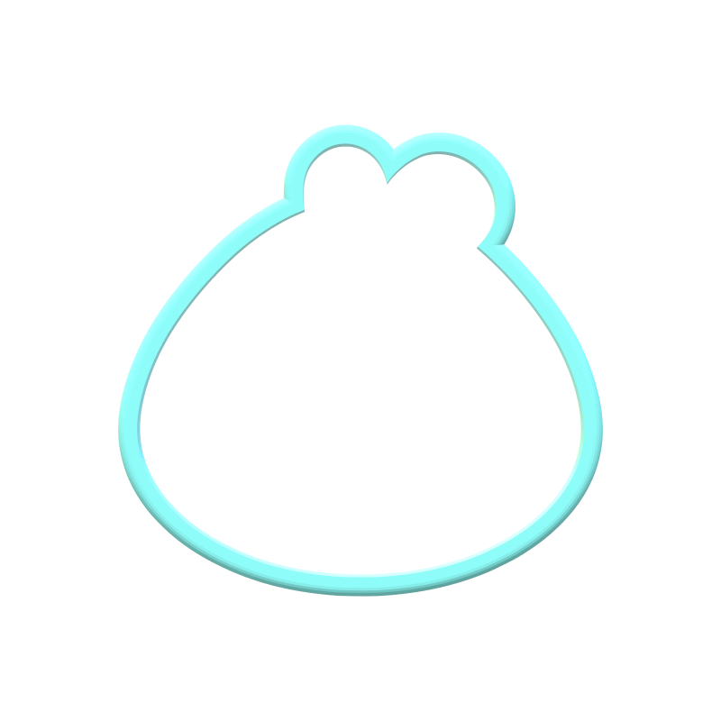 Turkey Face Cookie Cutter | STL File