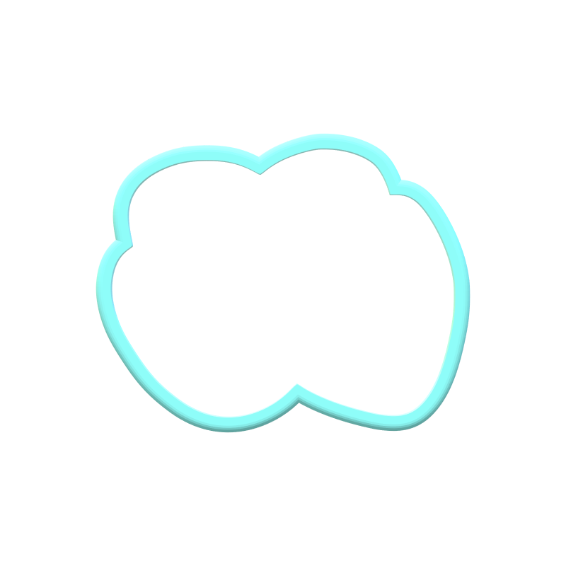 Heart Locks Cookie Cutters