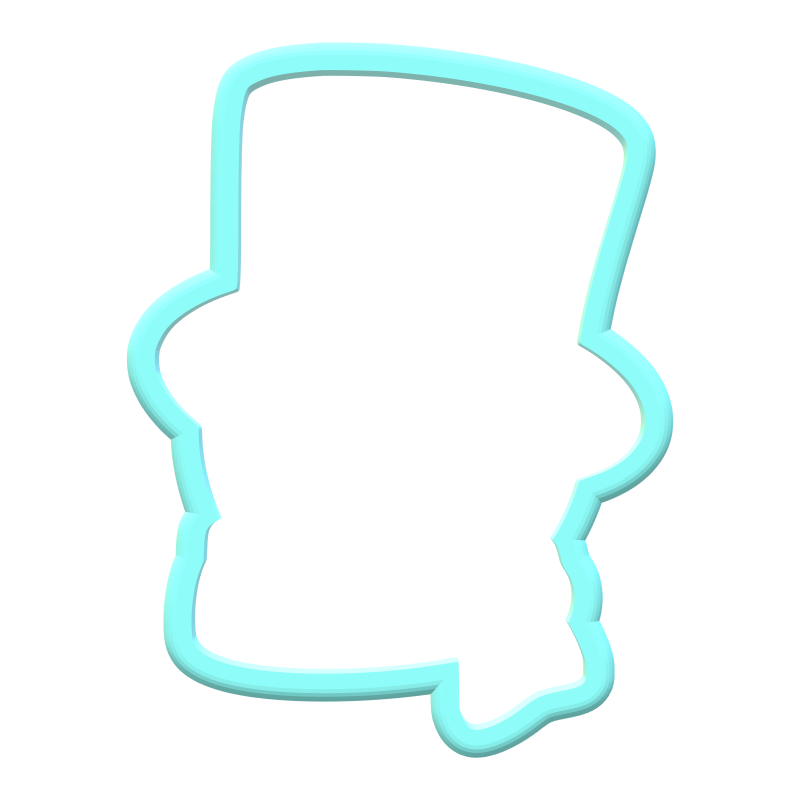 Snowman Cookie Cutter | STL File