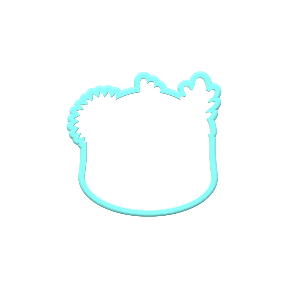 Turkey Faces Cookie Cutter | STL File