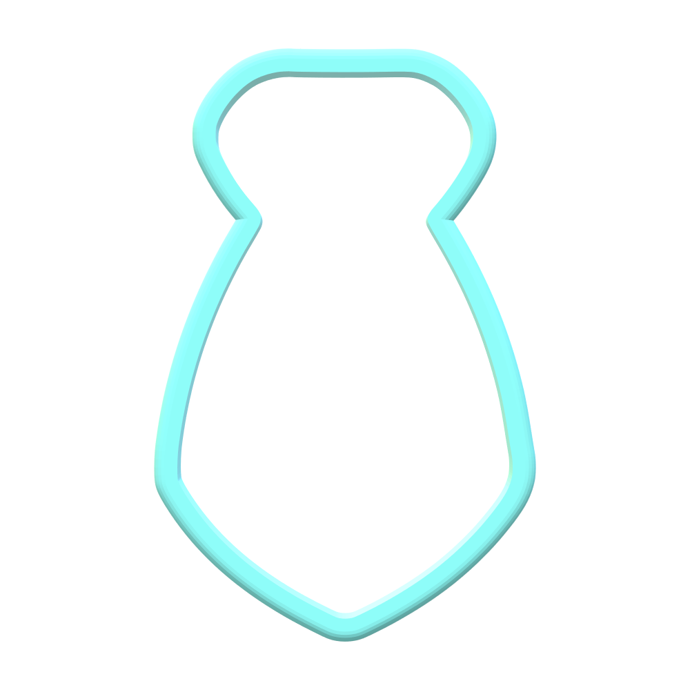 Tie Cookie Cutters | STL File