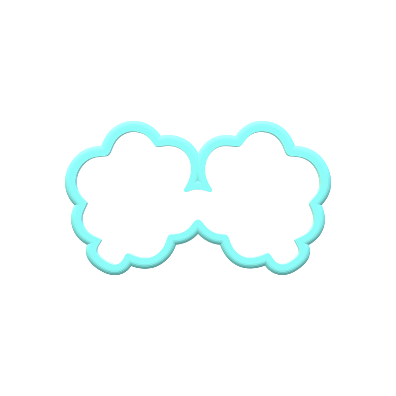 Clover Sunglasses Cookie Cutters | STL Files