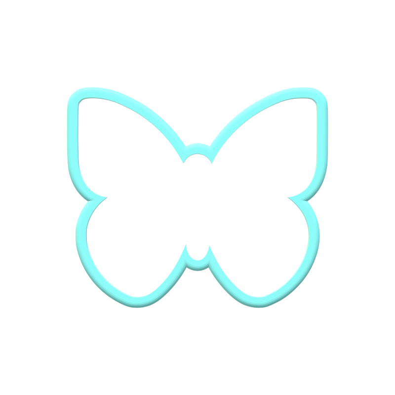 Butterfly Cookie Cutters & Stencil | STL & SVG Files