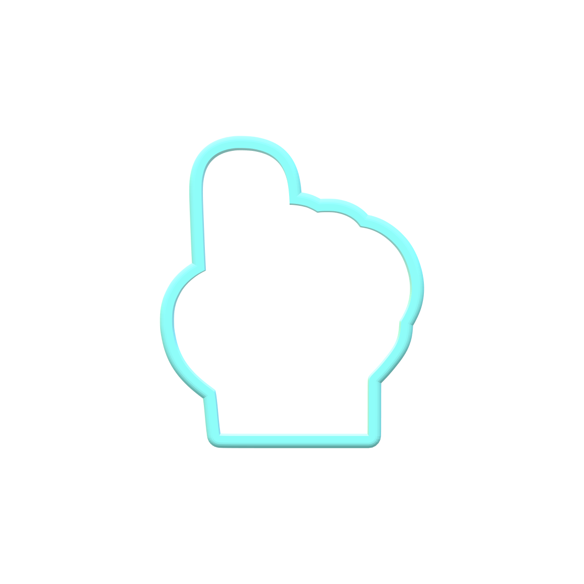 DAD Foam Finger Cookie Cutters