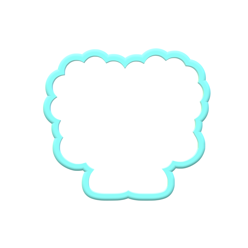 Valentine Scalloped Heart Cutie Cookie Cutters