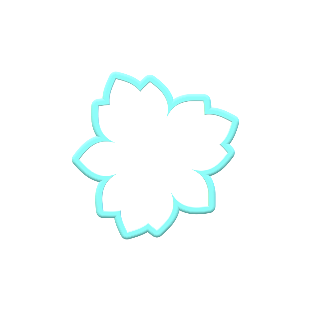 Poinsettia Cookie Cutters | STL File