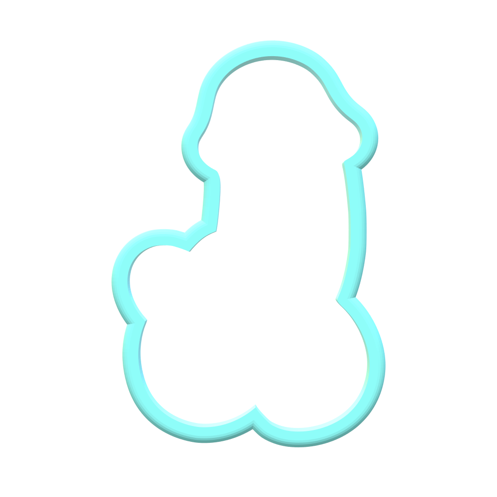 Heart Penis Cookie Cutters