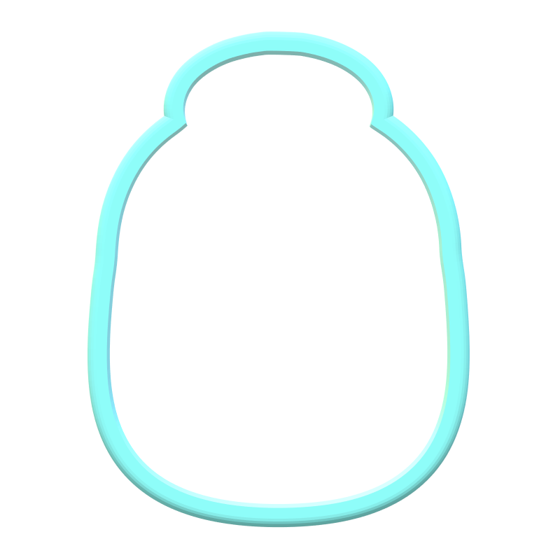 Mrs Claus Cookie Cutter | STL File