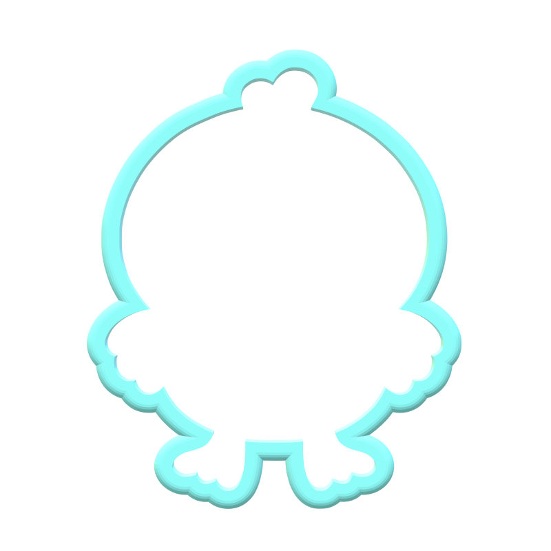Easter Chicks Cookie Cutter | STL File