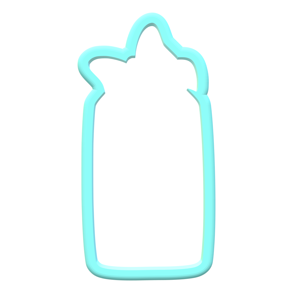 Santa Tag Cookie Cutters | With personalized Text Box | STL File