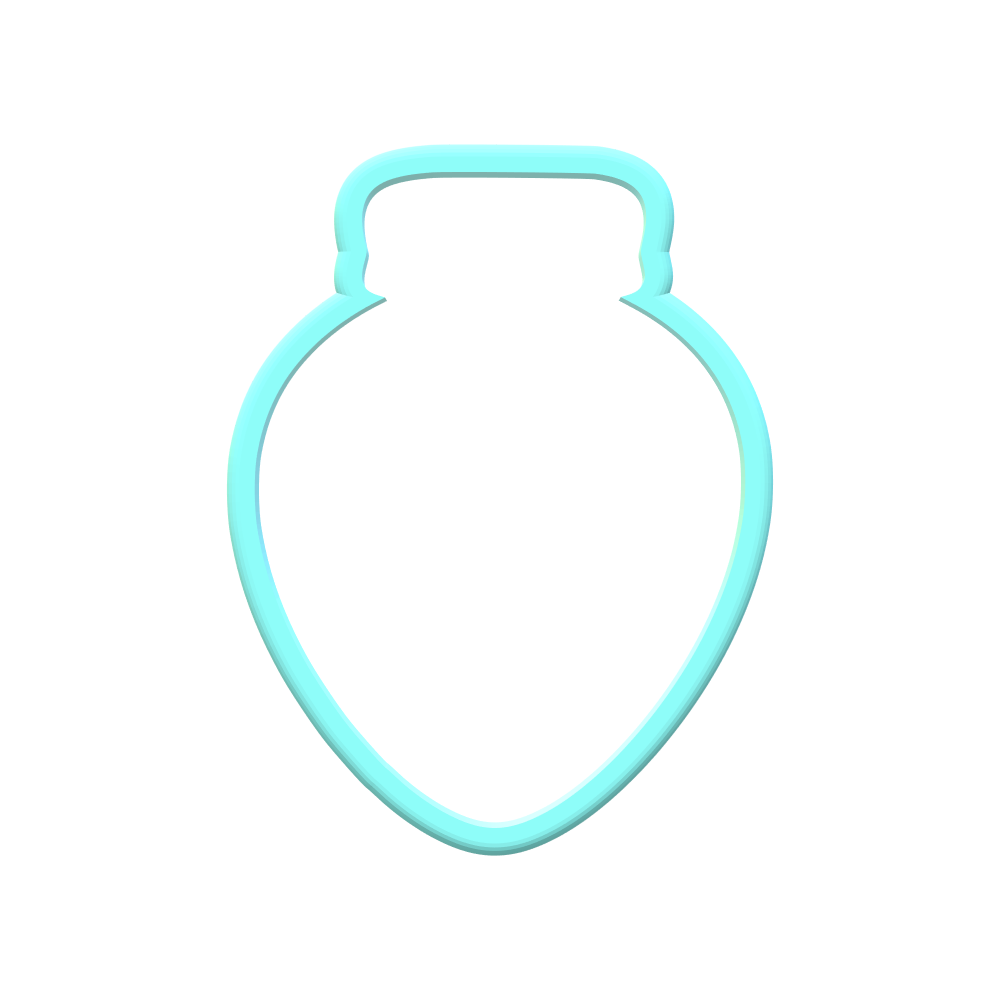 Christmas Light Bulb Cookie Cutters | STL File