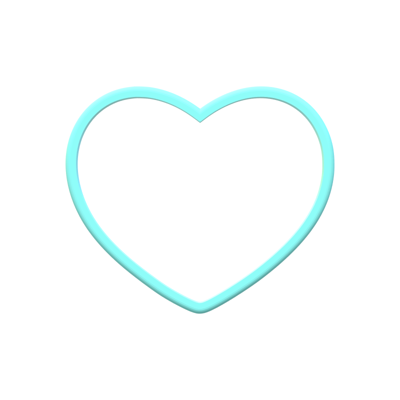 Candy Heart Cookie Cutters | 7-Single Cutters & 3-Multi Cutters Included | STL File