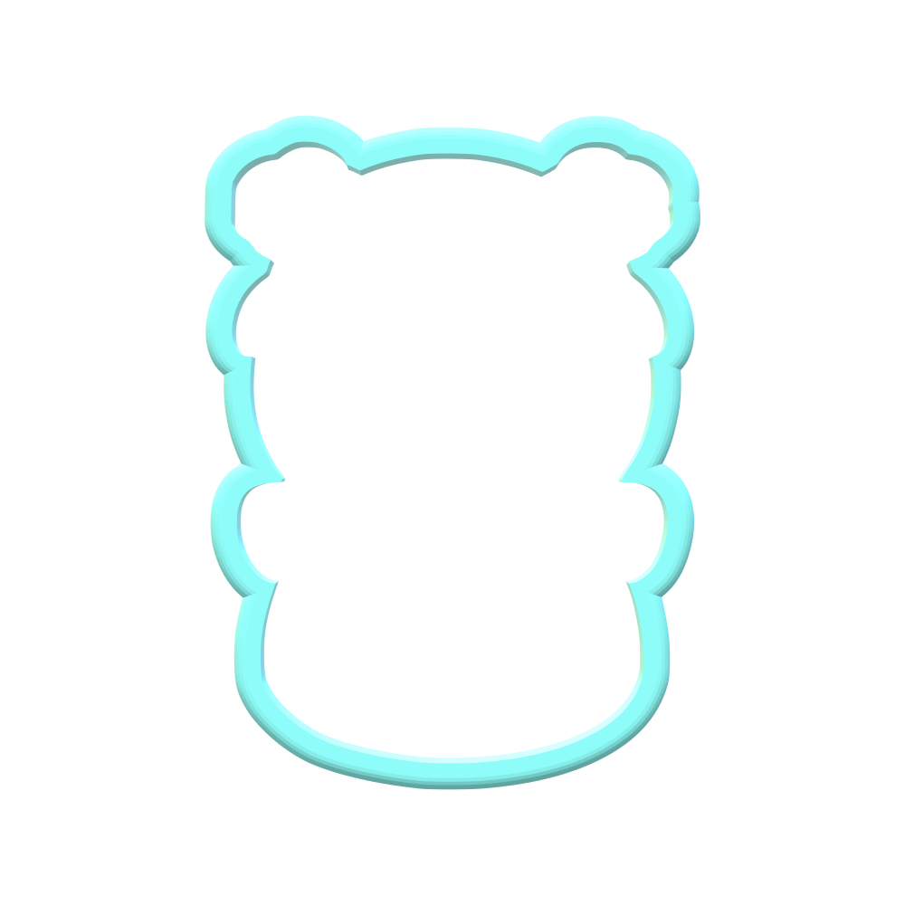Pink Snow Girl Cookie Cutters