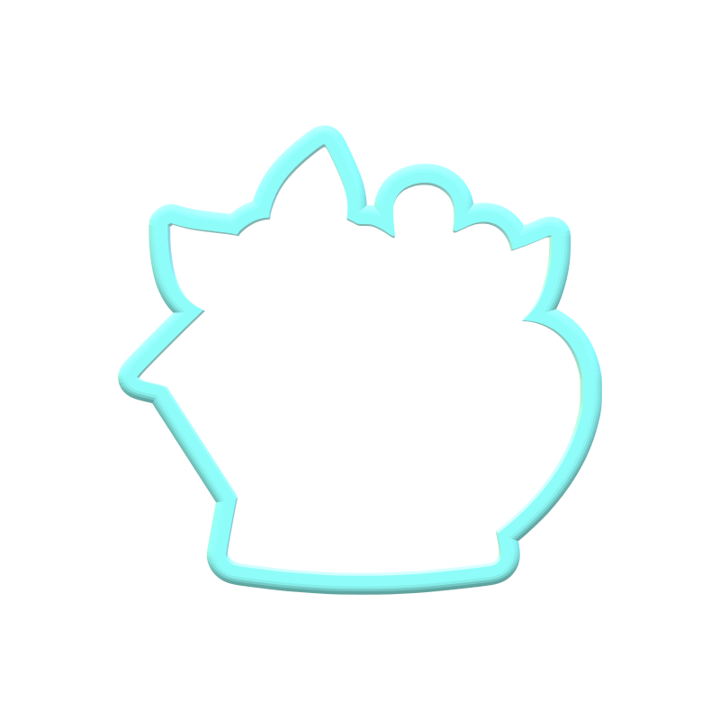 Flower Watering Can Cookie Cutters | STL File