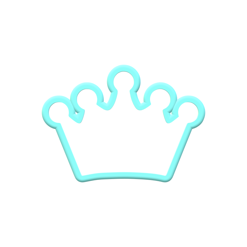 Tiara Crown Cookie Cutters