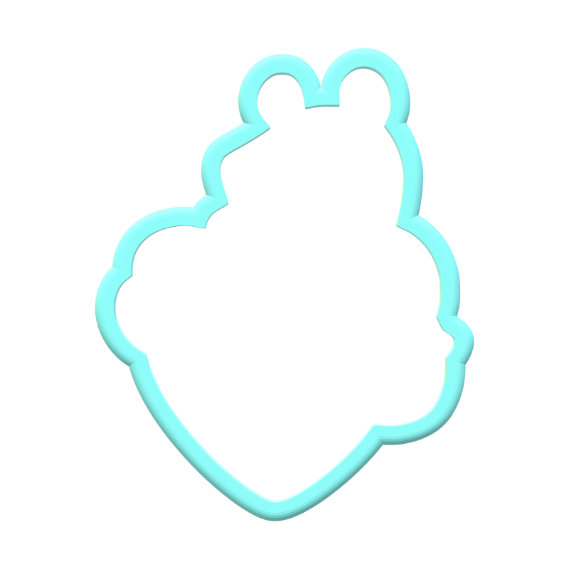 Valentines Honey Bear Cookie Cutters