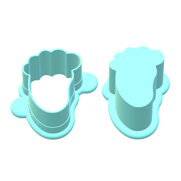 Baby Feet Cake Pop Mold | Deluxe Cutter, Popper, and Tray Option
