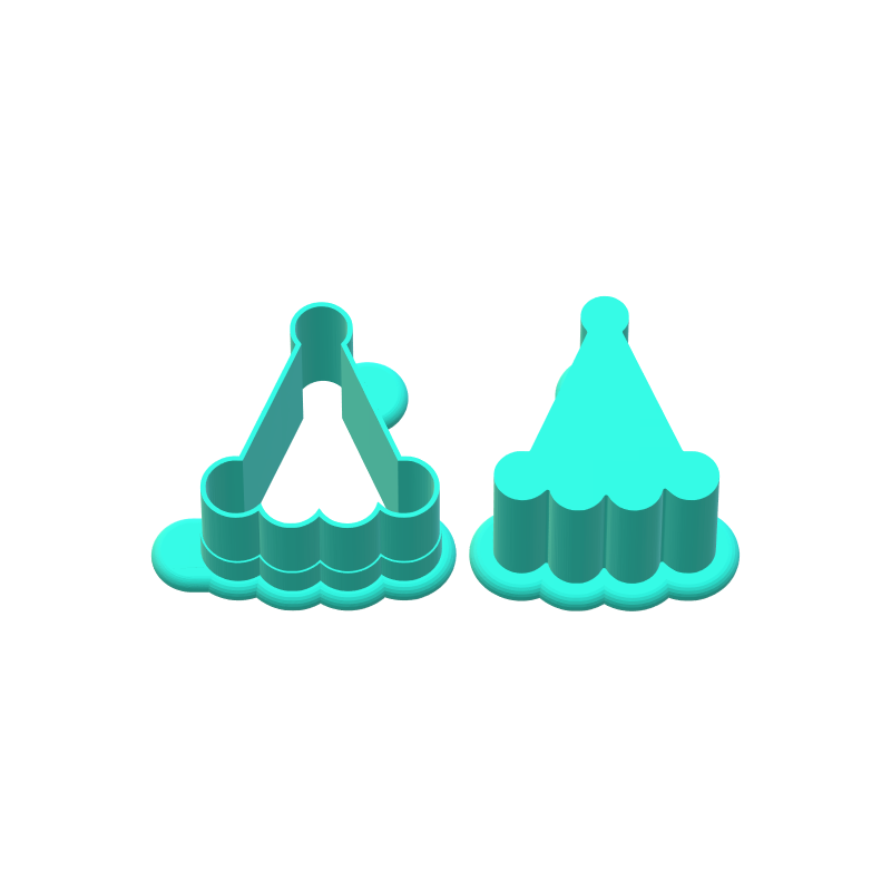 Party Hat Cake Pop Mold |Deluxe Cutter, Popper, and Tray Option