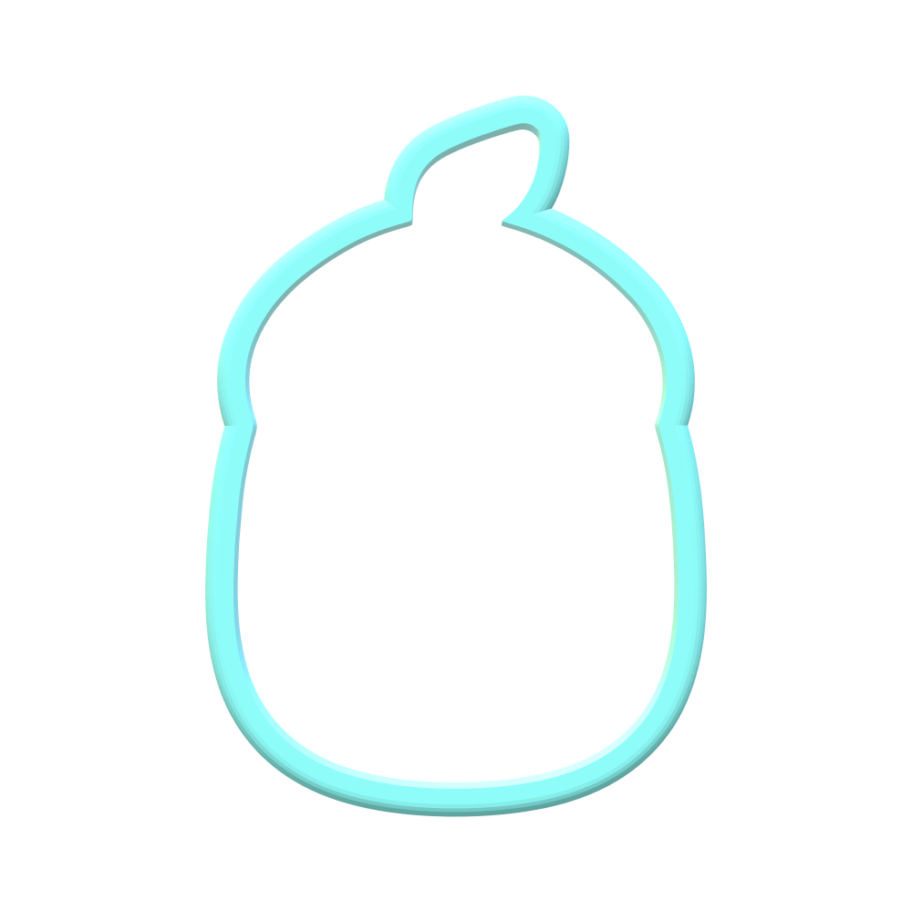 Acorn Squish Cookie Cutter | STL File