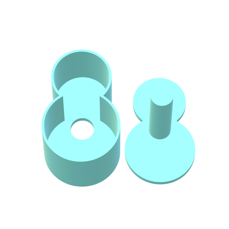 Snowman Cake Pop Mold | Digital Download STL File