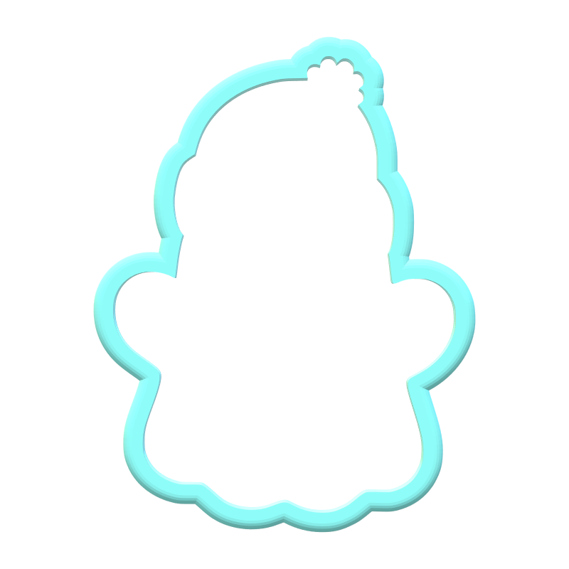 Ghost with Beanie Cookie Cutters