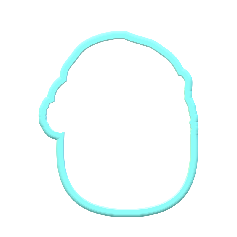 Santa Squish Cookie Cutters