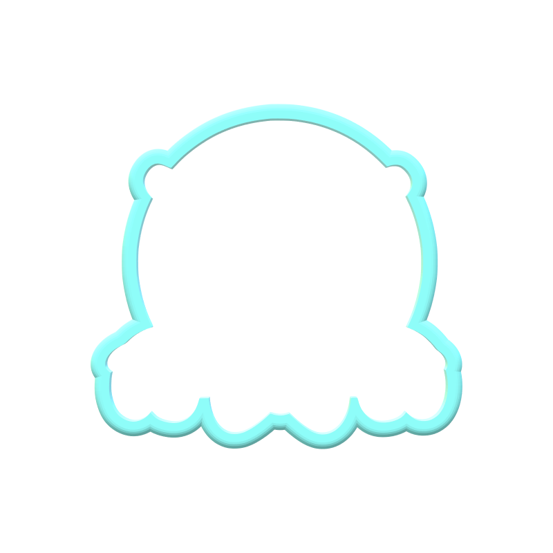 Gingerbread Man 2 Cookie Cutters | With personalized Text Box Option