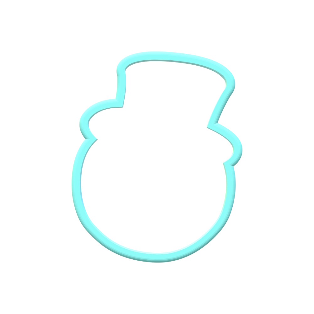 Snowman Cookie Cutters | STL File