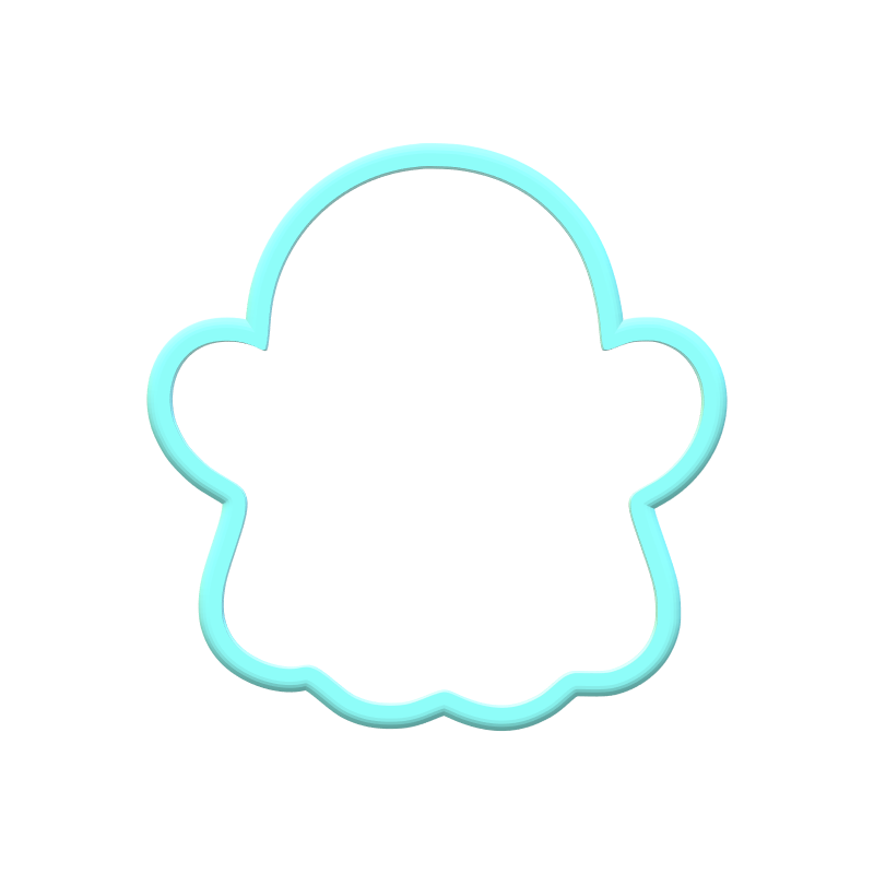 Chubby Ghost Cookie Cutters