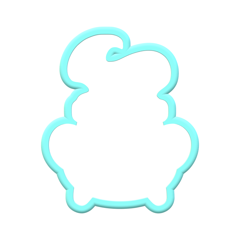 Steaming Cauldron Cookie Cutters