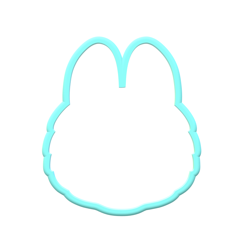 Fluffy Monster Face Cookie Cutters