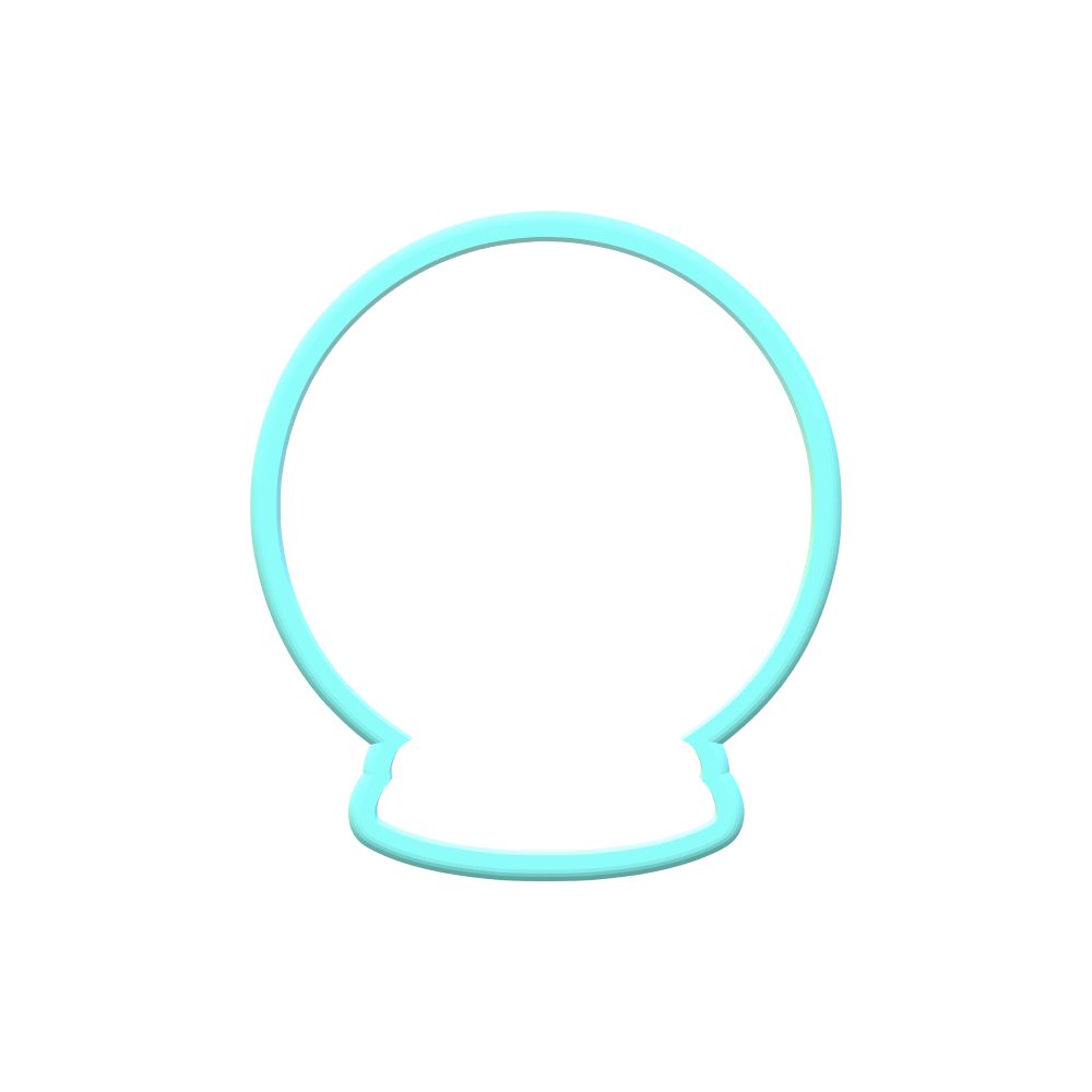 Snow Globe Cookie Cutters | STL File