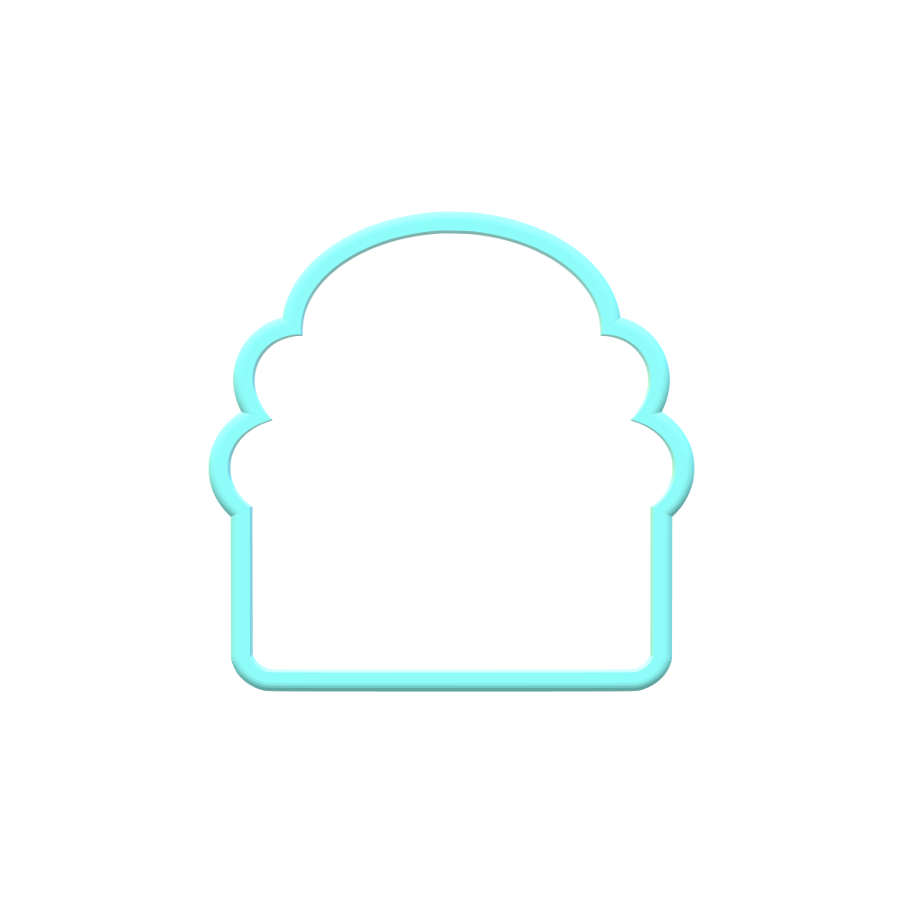 Turkey Cookie Cutter | With personalized Text Box Option | STL File