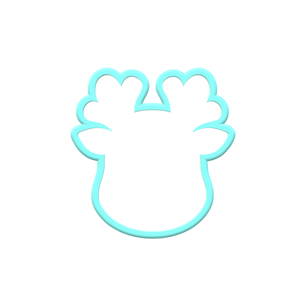 Reindeer Cookie Cutters | STL File