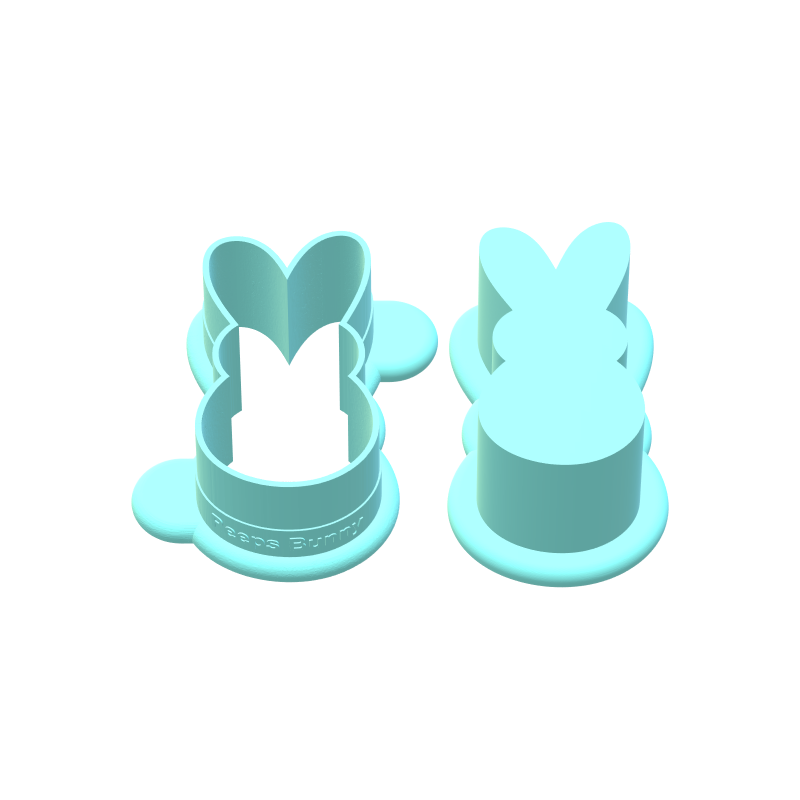 Easter Peeps Bunny Cake Pop Mold | Deluxe Cutter, Popper, and Tray Option