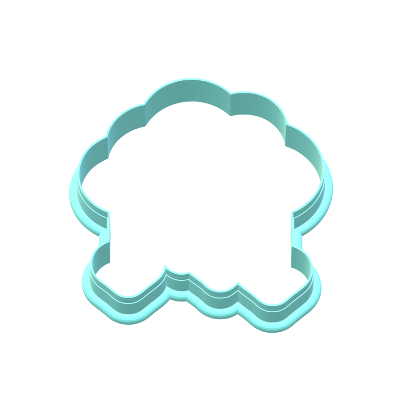 Cloud with Hanging Hearts Cookie Cutters | Standard & Imprint Cutters Included | STL Files