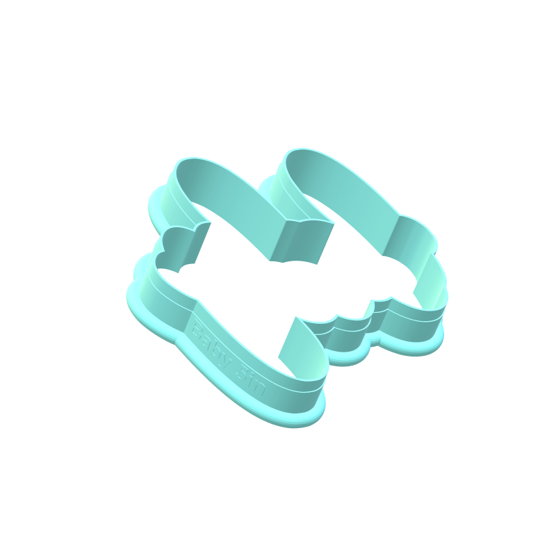 Baby Cookie Cutter with Stamp Cookie Cutter | STL File