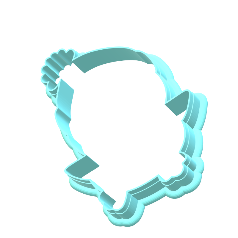 Pink Penguin Cookie Cutter | STL File