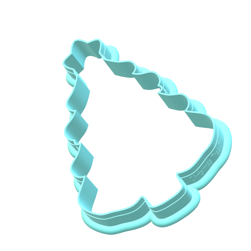 Kawaii Christmas Tree Cookie Cutter | STL File