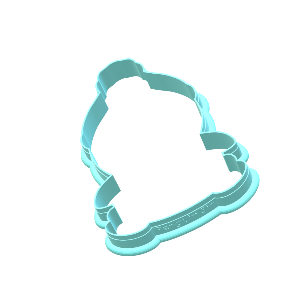 Santa Penguin Cookie Cutters | STL File