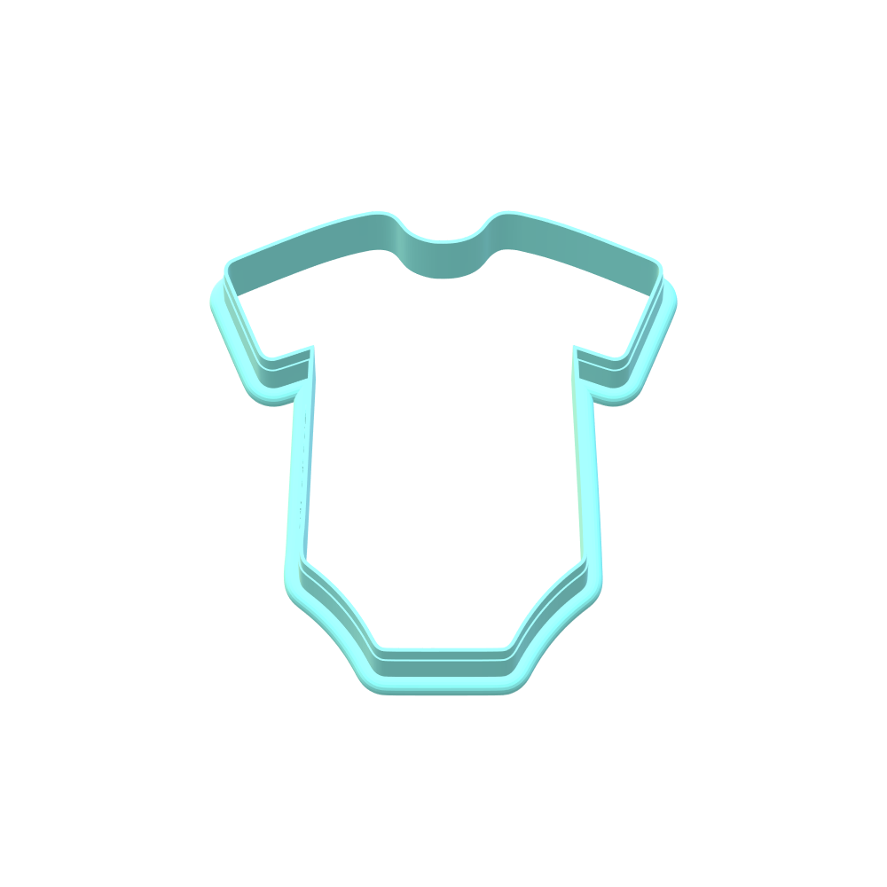 Baby bodysuit 2 Cookie Cutters | STL Files