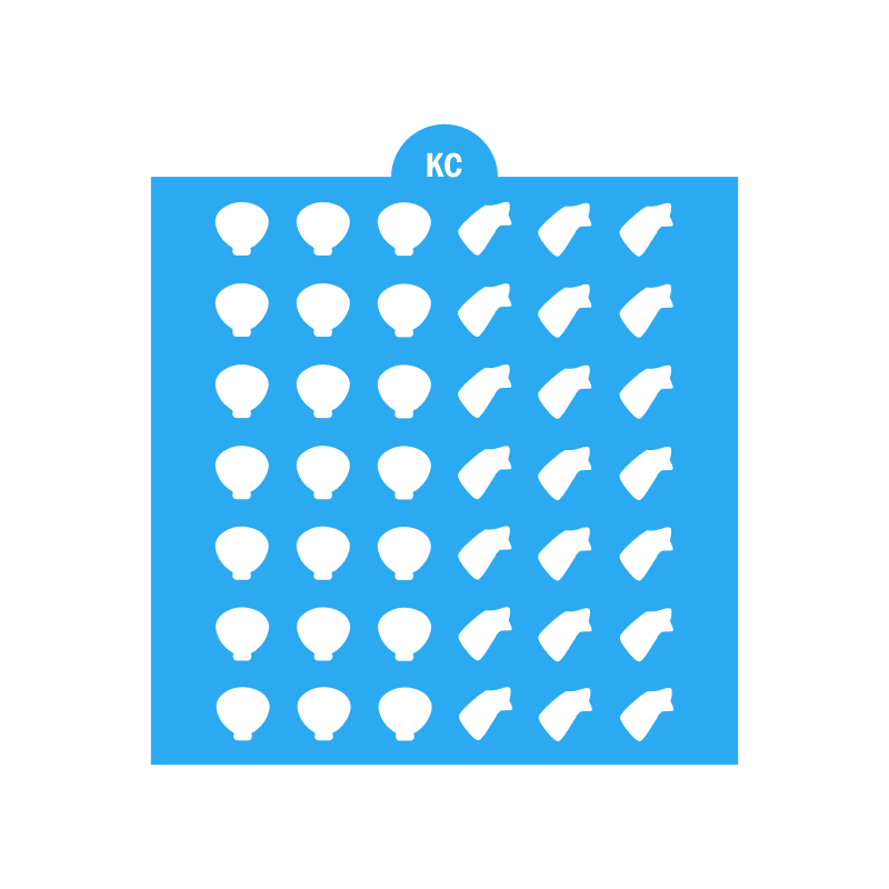 Lucky Charms Sprinkles Stencil | Laser or 3D Printed, Decorating Stencils | Digital Download STL & SVG Files